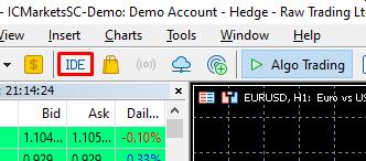 Automated trading click on IDE