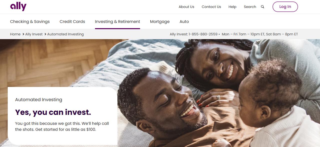 Ally Invest Managed Portfolios Robo Advisors