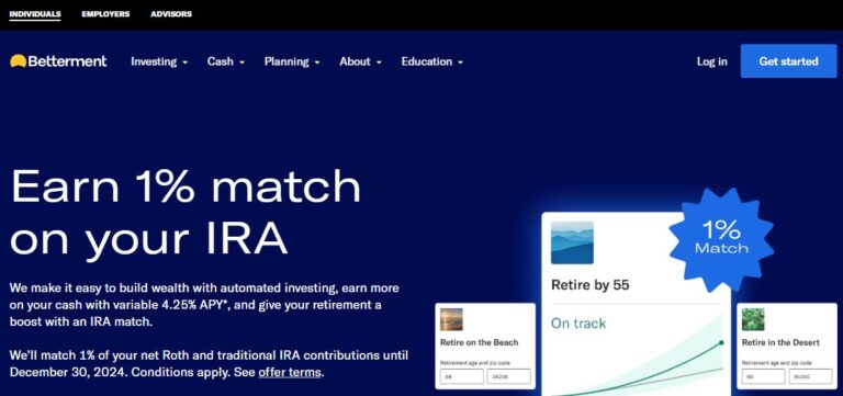 Robo advisors Betterment