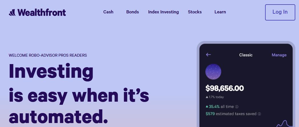 Wealthfront robo advisor