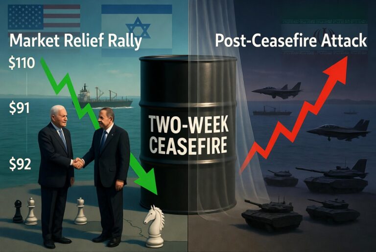 Is the US-Iran Two-Week Ceasefire a Strategic Fakeout? Oil Prices Plunge as Markets Bet on Temporary Calm
