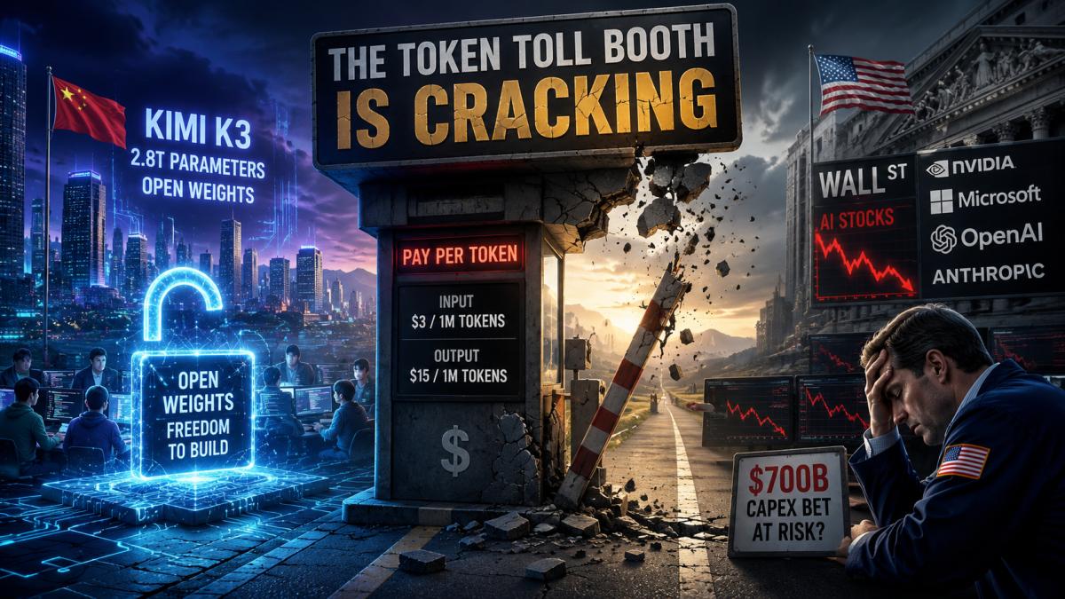 The Token Toll Booth Is Cracking: What Kimi K3 Really Says About America's AI Business Model