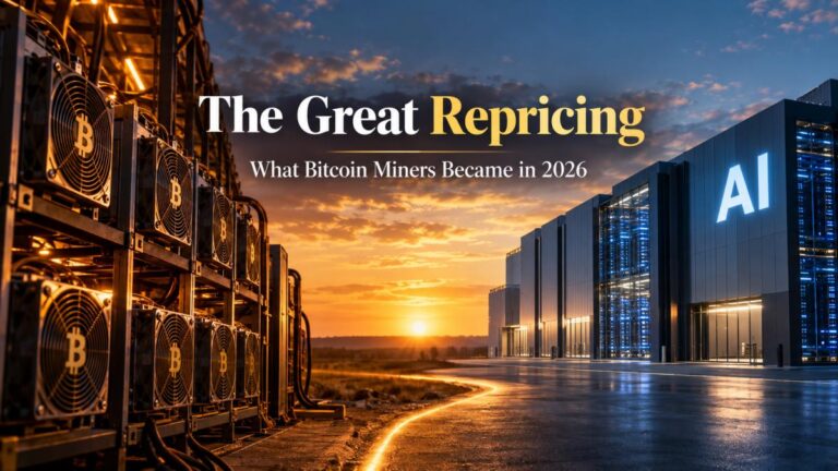 The Great Repricing: What Bitcoin Miners Became in 2026