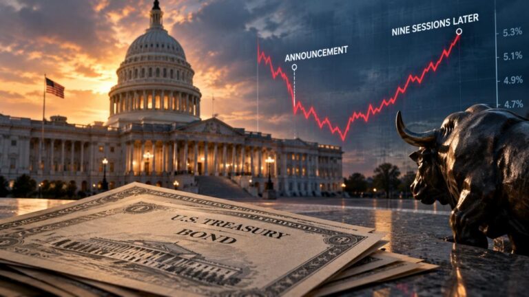 Washington Doubled Its Bond Buybacks. The Market Erased the Move in Nine Sessions.