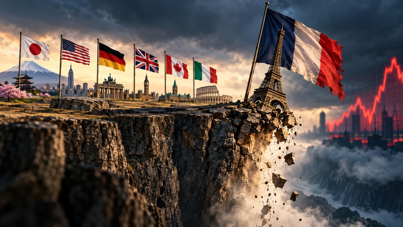 Japan Owes the Most, So Why Is France the G7 Country Closest to the Edge?